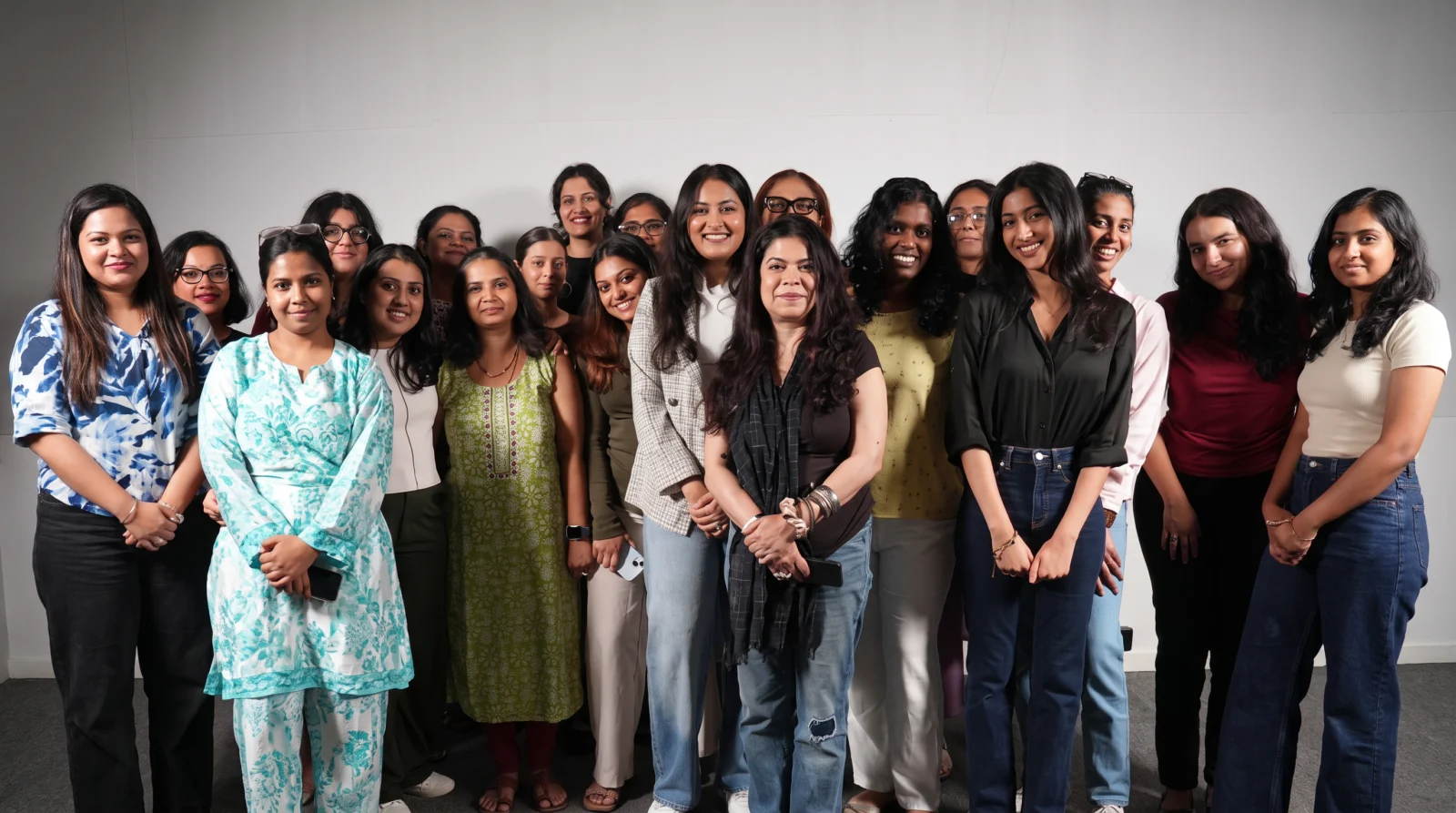 Group photo of the Trijog team